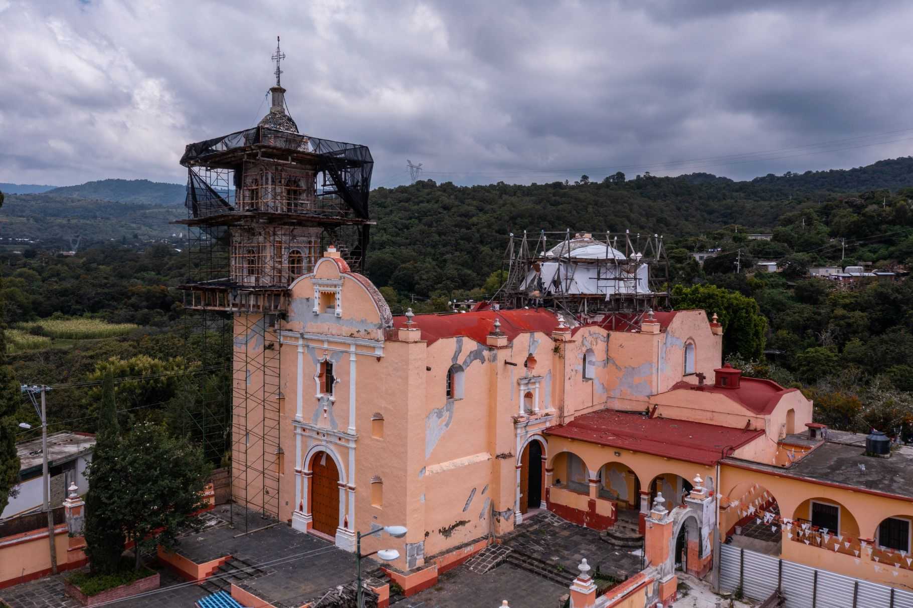 Templo del Calvario en Tochimilco, Puebla. Foto: Christian Palma Montaño.