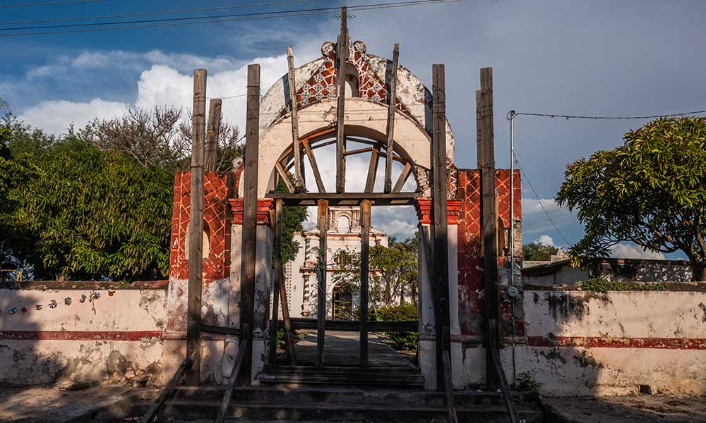 Templo de Santiago Apóstol en Mazatla, Izúcar de Matamoros. Foto: Christian Palma Montaño