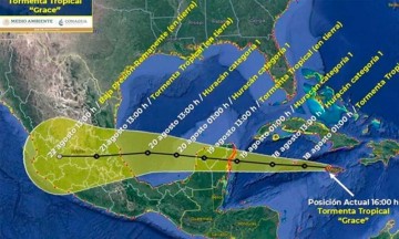 ¿Cómo afectará la tormenta Grace en México?