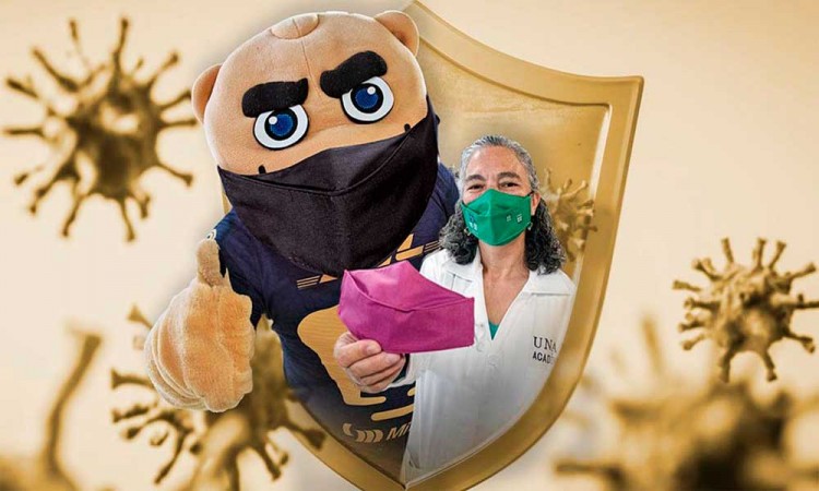 Científicos de la UNAM crean cubrebocas capaz de eliminar al coronavirus
