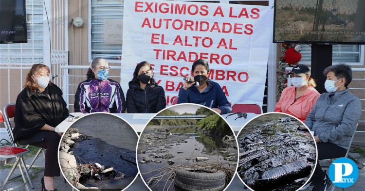 Vecinos de Mayorazgo denuncian que gobiernos han ignorado contaminación del Atoyac