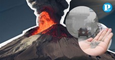 Caída de ceniza volcánica afecta calidad del aire en Puebla