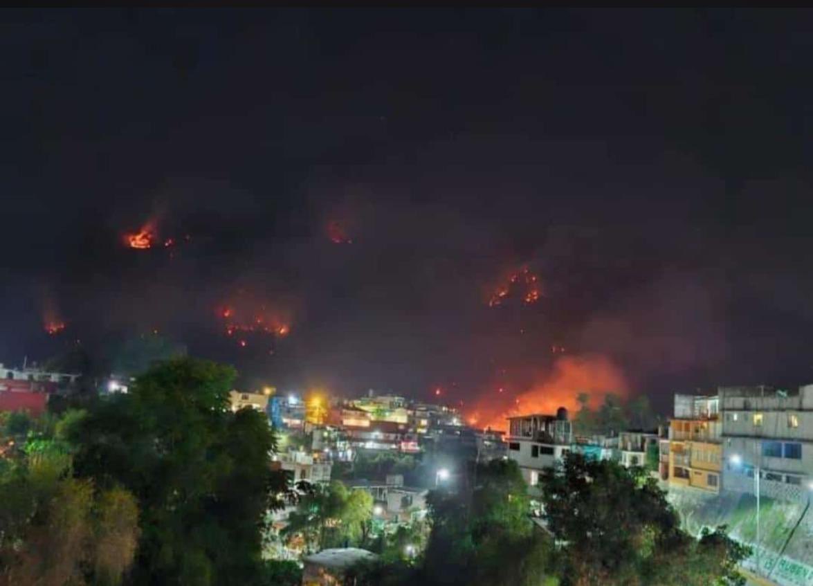 Incendio en Huauchinango