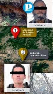 FGE detiene David y Anselmo por provocar incendios en Aquixtla e Ixtacamaxtitlán