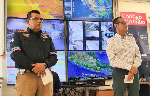 Protección Civil de Puebla advierte sobre lluvias estacionales en Puebla