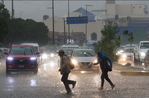 Lluvias intensas en Puebla