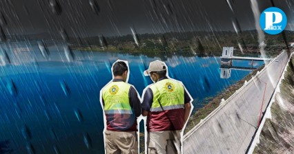 Presa de Valsequillo aumentó sus niveles de agua por intensas lluvias