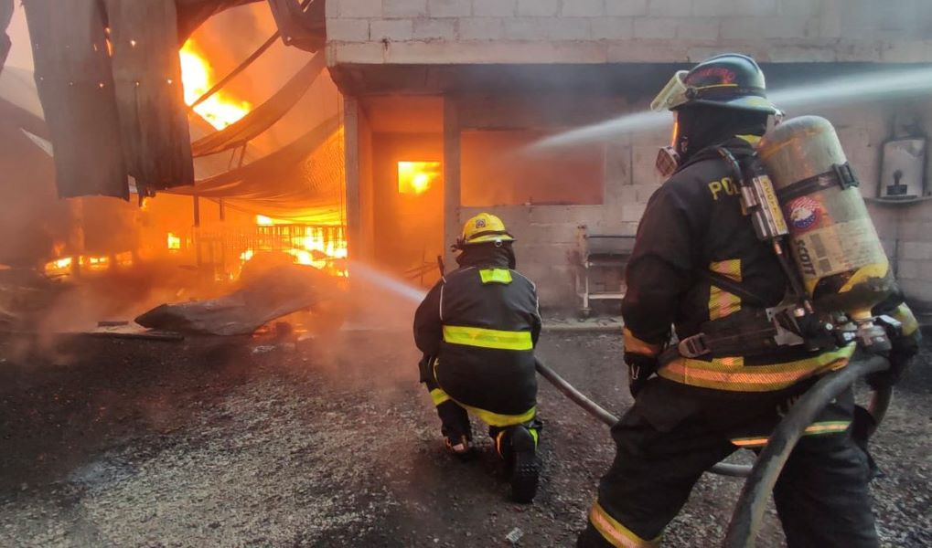Incendio en Ocoyucan