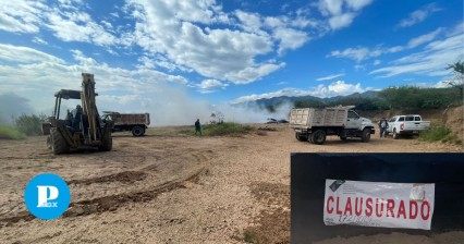 Medio Ambiente clausura tiradero ilícito en el municipio de Zinacatepec