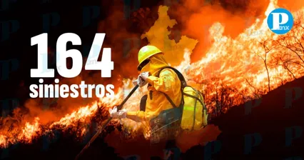 Puebla, sexto lugar nacional en incendios forestales en 2025: van 164 siniestros