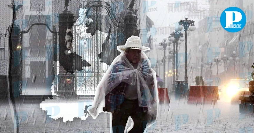 Prepara tu paraguas; prevén lluvias la tarde de este lunes en Puebla