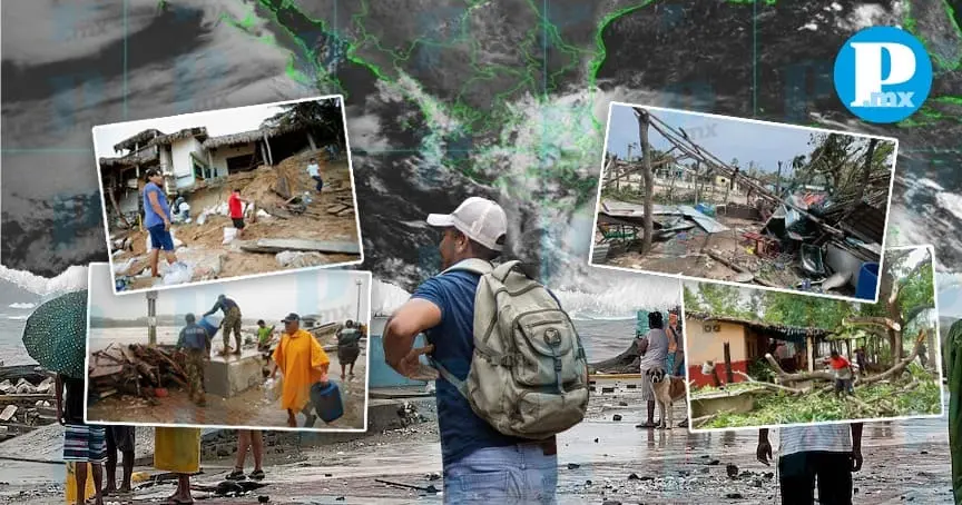Tragedia por el huracán Erick; muertes y daños materiales en Oaxaca