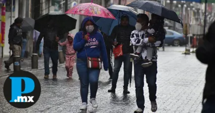 ¡No salgas sin paraguas! Lluvia y frío marcarán este miércoles en Puebla