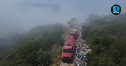 Protecci&oacute;n Civil reporta avances en incendio de Acatl&aacute;n de Osorio