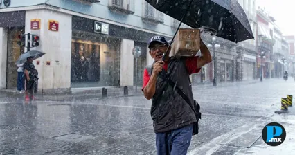 Puebla tendr&aacute; tres d&iacute;as de lluvias; este viernes se esperan las precipitaciones m&aacute;s fuertes