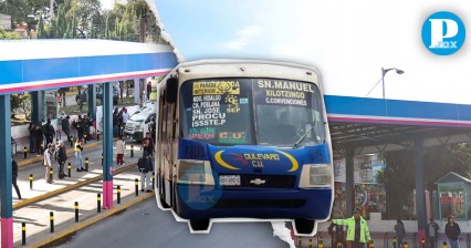 Instalan paradero de autobuses en crucero de San Felipe Hueyotlipan