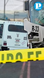 En una semana se registraron siete hechos viales de transporte público en Puebla
