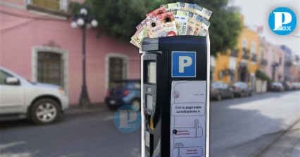 Parquímetros recaudan más de 61 mil pesos al día en Puebla