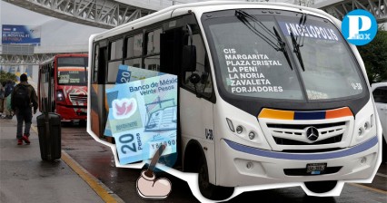 Transportistas exigir aumento del pasaje en Puebla; de 8.50 a 19 pesos