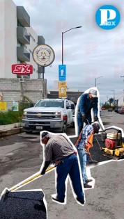 En cuatro días, reparan mil 380 baches en la zona metropolitana de Puebla