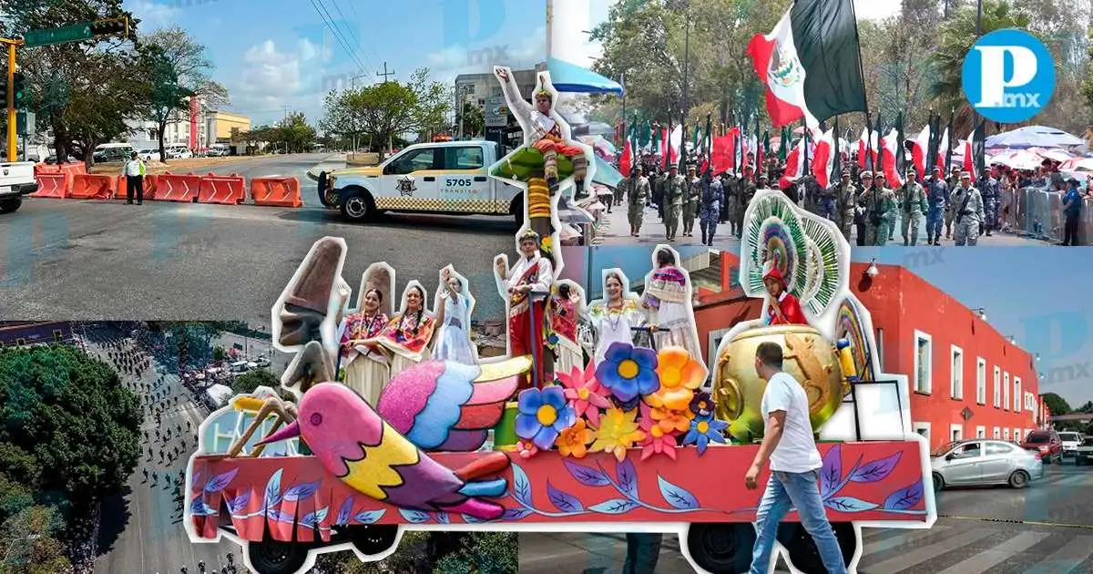 Estos son los cierres viales por el desfile del 5 de mayo en Puebla