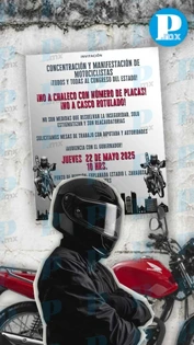 ¡No a la Ley Chaleco! Motociclistas anuncian manifestación en el Congreso de Puebla