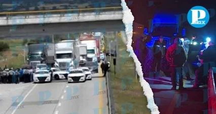 La manifestación ocurre en paralelo a la visita de la presidenta Claudia Sheinbaum a Puebla, Tlaxcala e Hidalgo