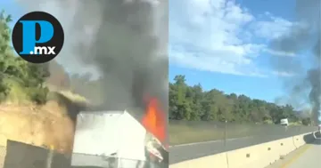 La unidad comenzó a incendiarse repentinamente poco después de las 08:00 de la mañana