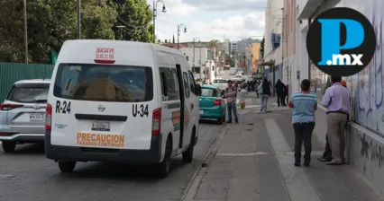 Dos turistas extranjeros atropellados por Ruta 24 en el Centro Histórico de Puebla