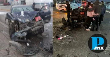 Accidente múltiple colapsa la Puebla-Tehuacán a la altura de Flor del Bosque