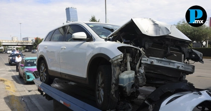 Otra vez la Atlixc&aacute;yotl, otra vez la velocidad: Choque en la zona del Bulevar del Ni&ntilde;o Poblano