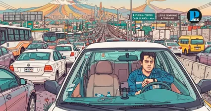 Traslado laboral en Puebla: hasta 90 minutos en auto y m&aacute;s en autob&uacute;s