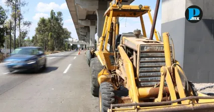 Habr&aacute; desv&iacute;os temporales en la autopista M&eacute;xico&ndash;Puebla por obras del Troleb&uacute;s