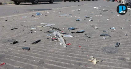 Choque genera tr&aacute;fico intenso en Perif&eacute;rico y 11 Sur