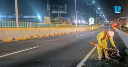 Refuerzan seguridad en autopistas M&eacute;xico-Puebla tras lluvias