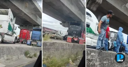 Transportistas cierran casetas y autopistas en protesta en Puebla