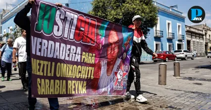 Marcha de la UPVA 28 de Octubre genera tr&aacute;fico en el Centro de Puebla