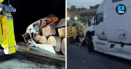 Reabren la Puebla-Acatzingo tras siete horas cerrada por choque de tr&aacute;ileres