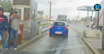 Liberan caseta de Amozoc tras exigir 100 pesos a automovilistas