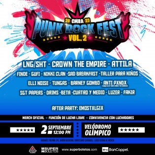 C.M.B.A. Punk Rock Fest Vol. 2, todos los detalles que necesitas saber