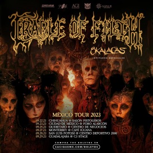 Sinfonía Oscura: Cradle of Filth Conquista CDMX con su Gira 2023