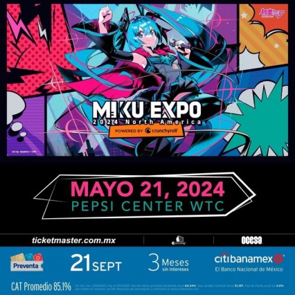 Vuelve el Fenómeno Musical: Hatsune Miku en Concierto en México