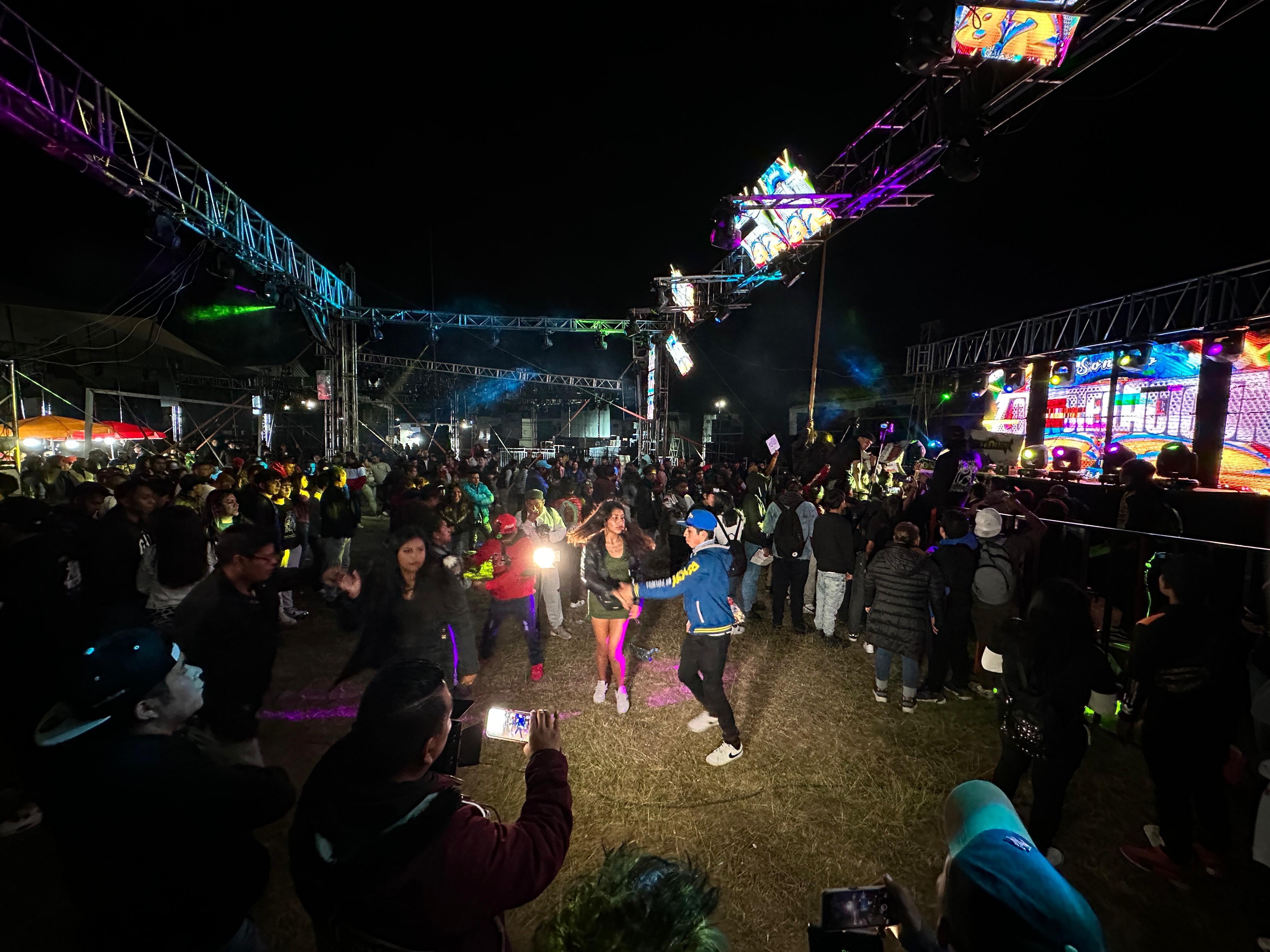 Polymarch ambientando la Feria de San Martín Texmelucan 2023