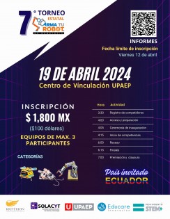 Robótica en el Centro de Vinculación UPAEP: Torneo 'Arma tu Robot' 2024