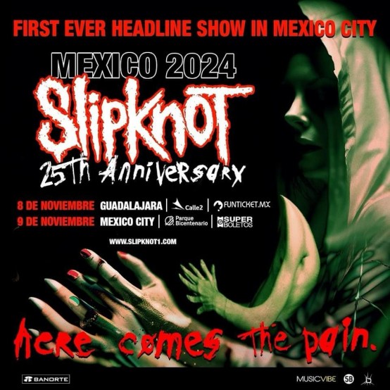 Slipknot celebra su 25 aniversario con dos conciertos en México