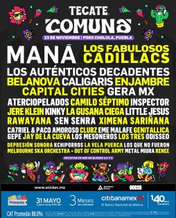 ¡Tecate Comuna vuelve con fuerza! Descubre los detalles del esperado festival