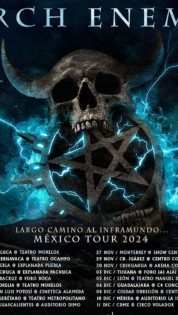 Arch Enemy anuncia su gira más grande en México: 18 conciertos en 2024