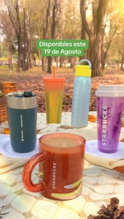 Descubre la Nueva Colección de Vasos de Otoño de Starbucks para el 19 de Agosto