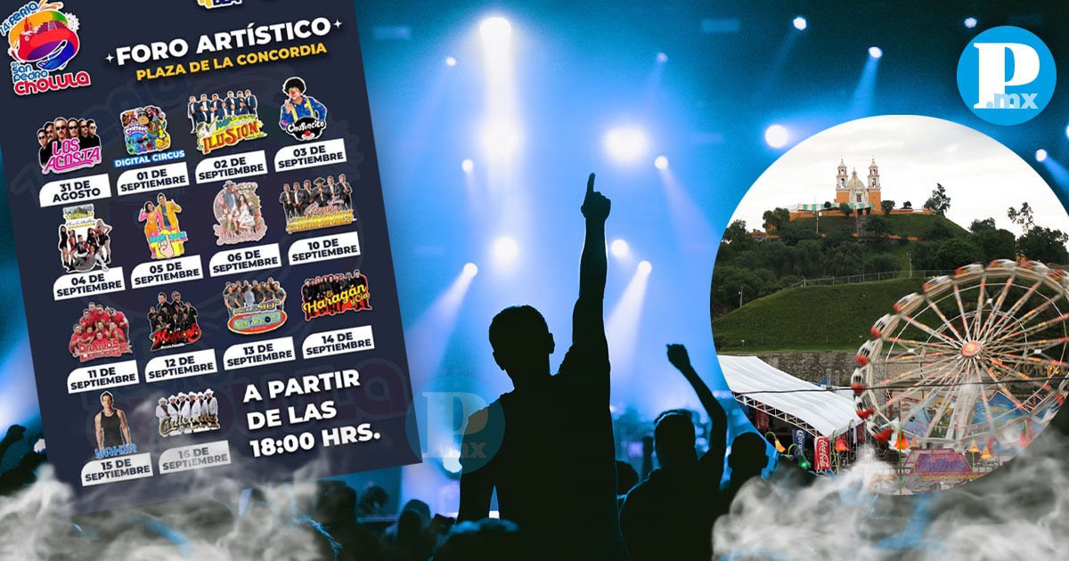  Los Acosta en Puebla: Concierto gratuito en la Feria de San Pedro Cholula