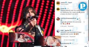 Juanes sorprende a fan 